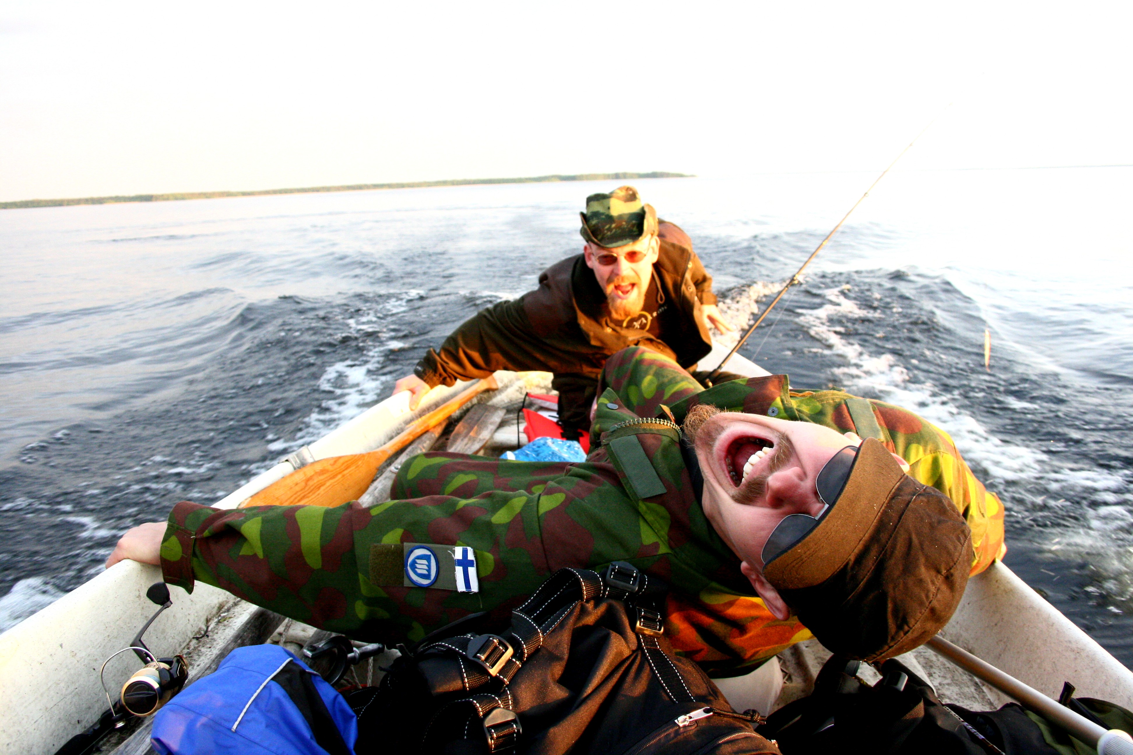 AdFish — out on the water
